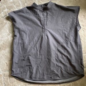 FIGS - Women's Graphite Rafaela™ - Oversized Scrub Top - S / Graphite